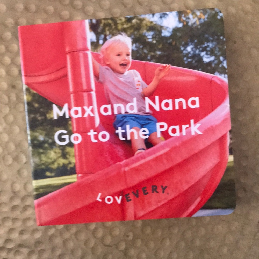 Lovevery book (Max and Nana Go to the Park)